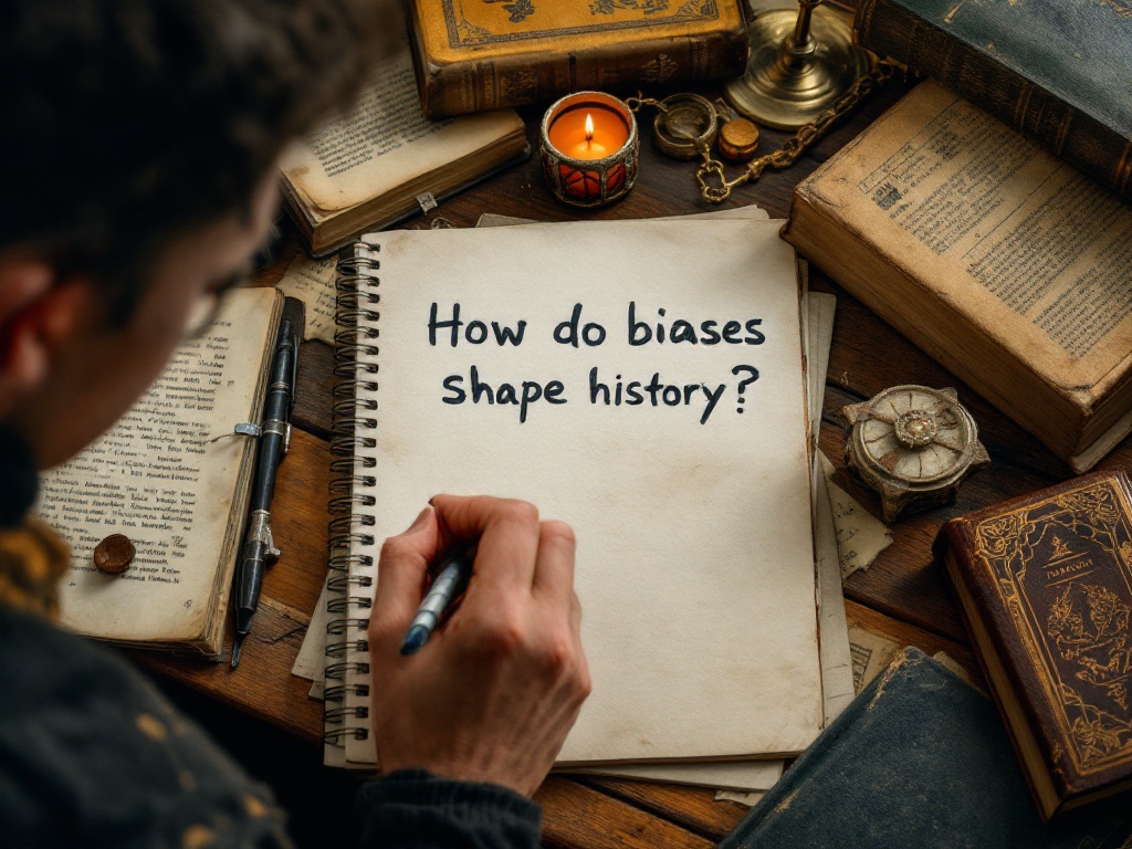 How do biases shape history