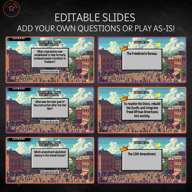 Why Reconstruction Still Stumps Students (And a Better Way to Review It) Reconstruction review game