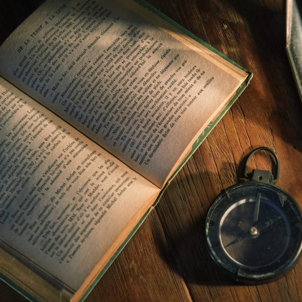 old-book-wooden-table